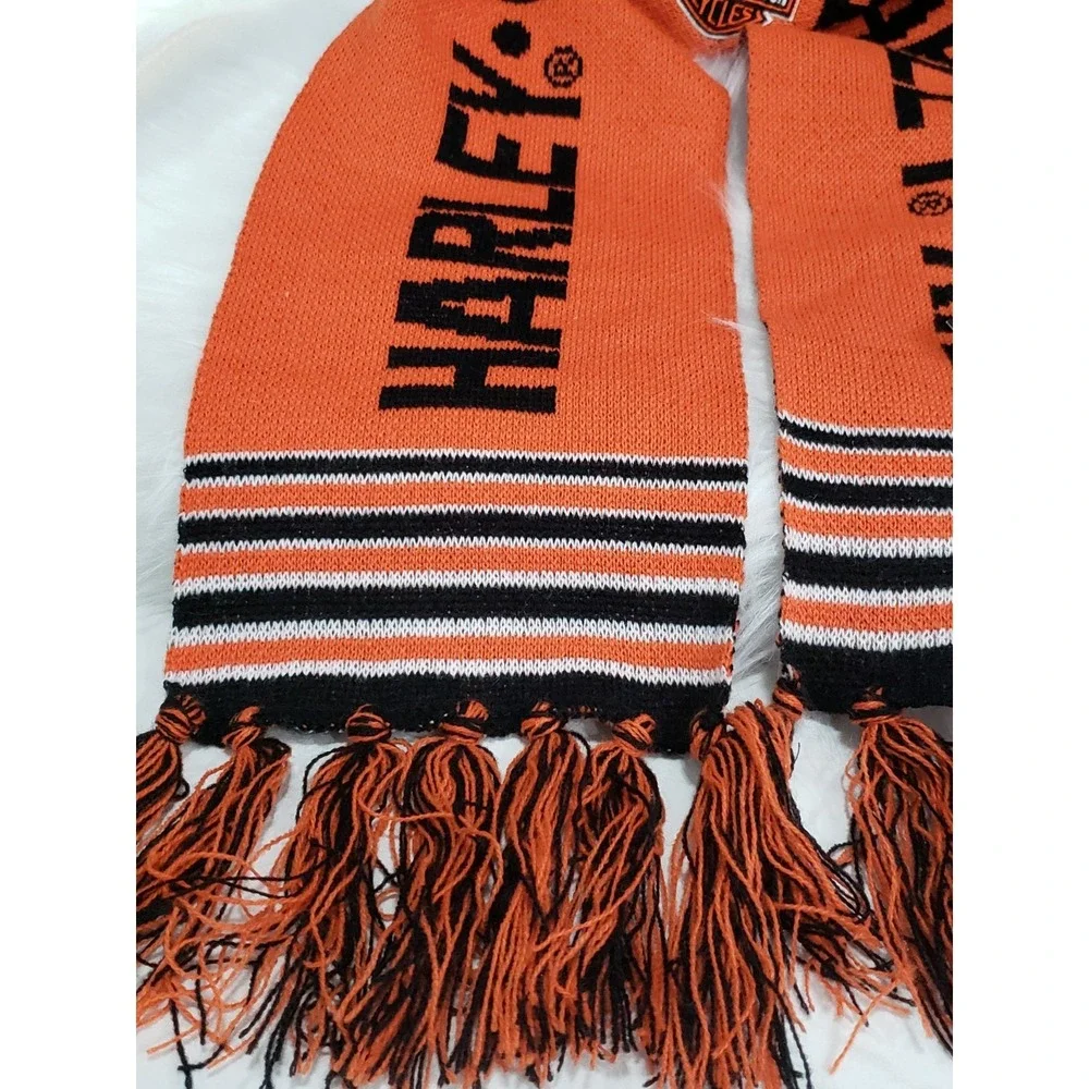 NEW YOUTH KIDS BOYS GIRLS Harley Davidson Knit Winter Scarf Gift